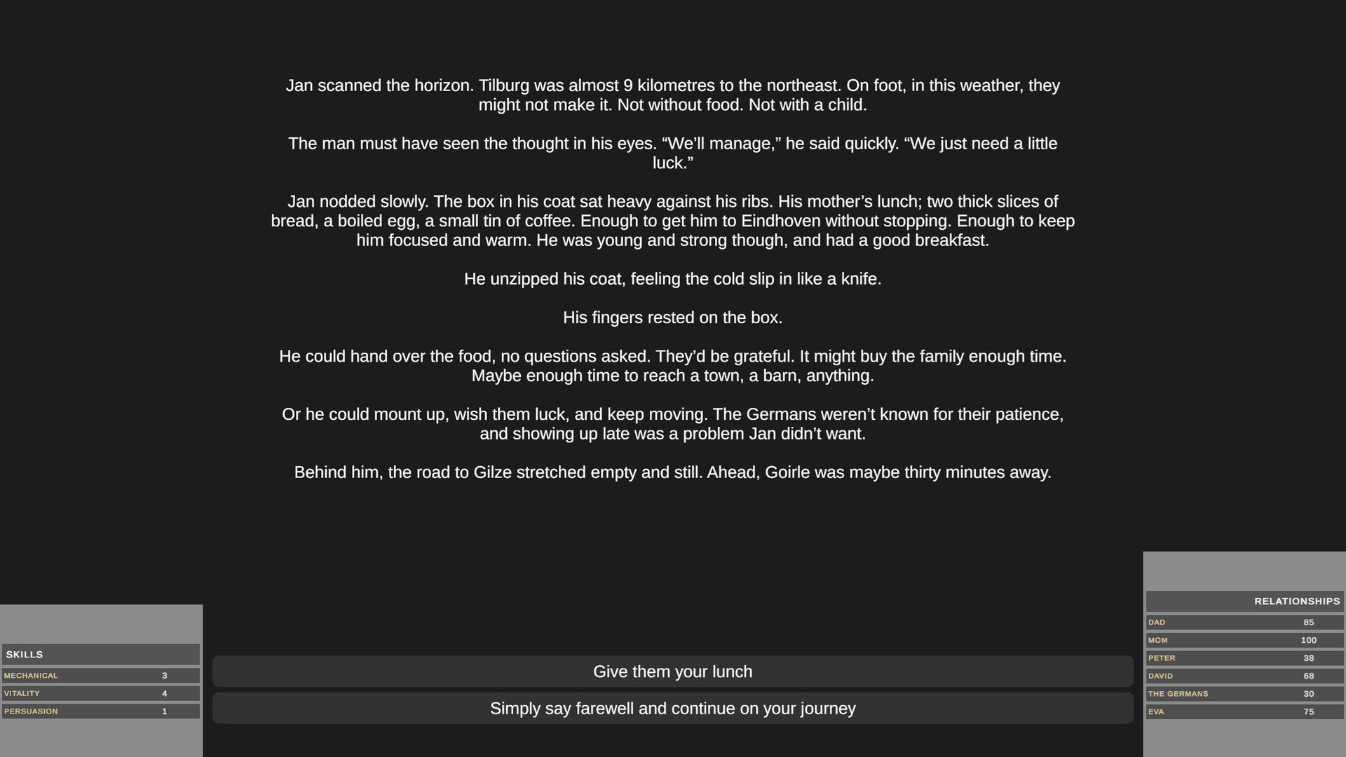 Survive, Resist, Collaborate - a World War 2 Choice-Based Story screenshot #5