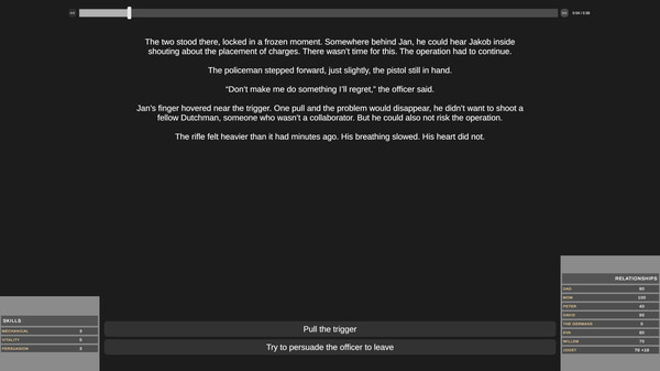 Survive, Resist, Collaborate - a World War 2 Choice-Based Story screenshot 1