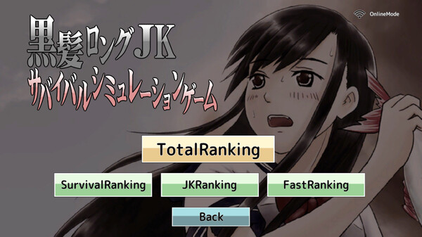 Long Black-Haired Schoolgirl Survival Simulation Game screenshot 2