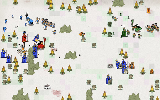 Screenshot of Caxtilteca gameplay showing in-action mechanics