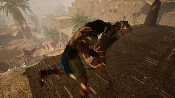 Screenshot of The Anointed: Heart of David gameplay showing in-action mechanics