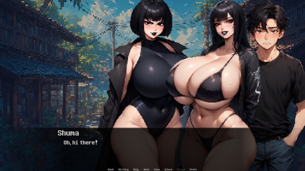 Скриншот из Dominated by Yandere Goth Girlfriend 3: On the Beach