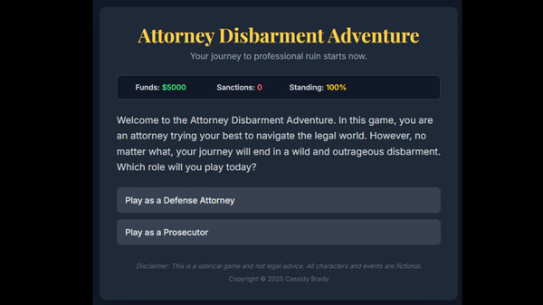 Attorney Disbarment Adventure screenshot 5