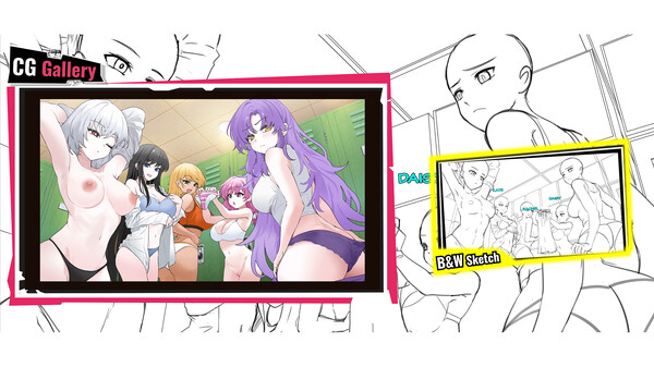 Academy Love Saga: Tennis Angels EX Artbook.