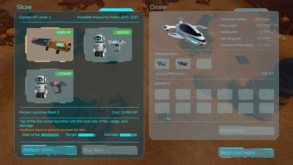 Compadrone: Land Wars game for Linux 1