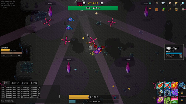 Screenshot of Nomën Ipsa gameplay showing in-action mechanics