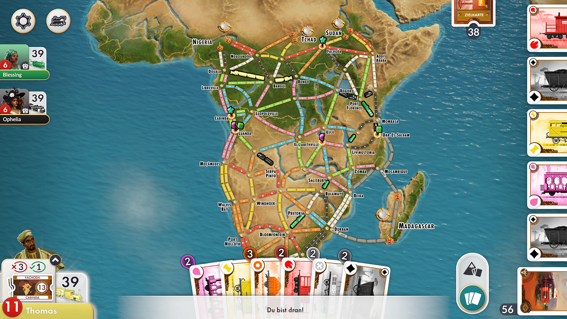 Ticket to Ride®: Heart of Africa Expansion Featured Screenshot #1