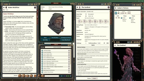 Fantasy Grounds - Sebastian Crowe's Horror of Ash Bay