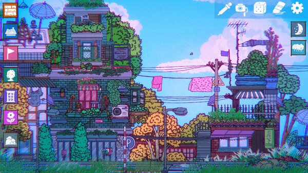 Screenshot of Cloudside Lane gameplay showing in-action mechanics