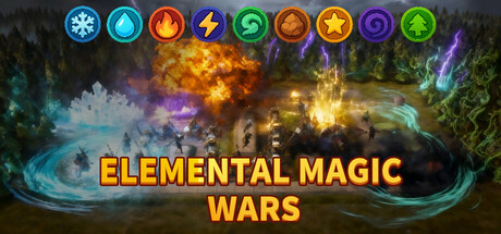 Steam cover for Elemental Magic Wars.