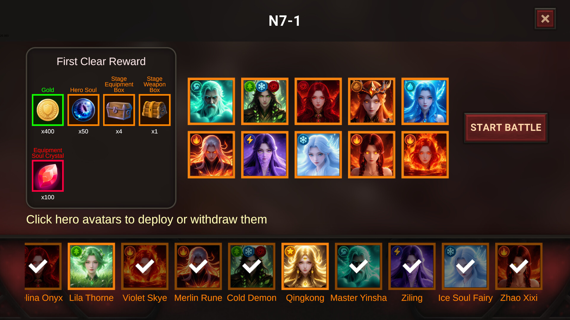 Elemental Magic Wars screenshot
