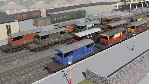 Trainz 2022 DLC - SR Queen Mary Brake Vans