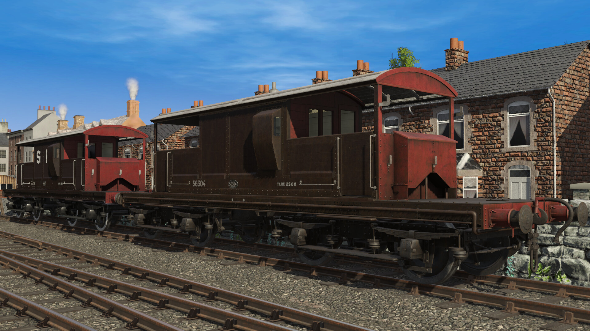 Trainz 2022 DLC - SR Queen Mary Brake Vans Featured Screenshot #1