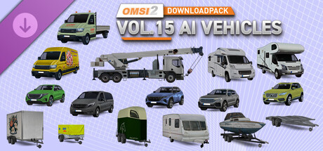 OMSI 2 Add-on Downloadpack Vol. 15 - KI-Fahrzeuge Header Image