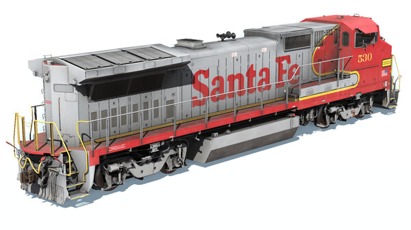 Trainz 2022 DLC - ATSF B40-8W 500-559