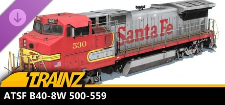 Trainz 2022 DLC - ATSF B40-8W 500-559 cover art