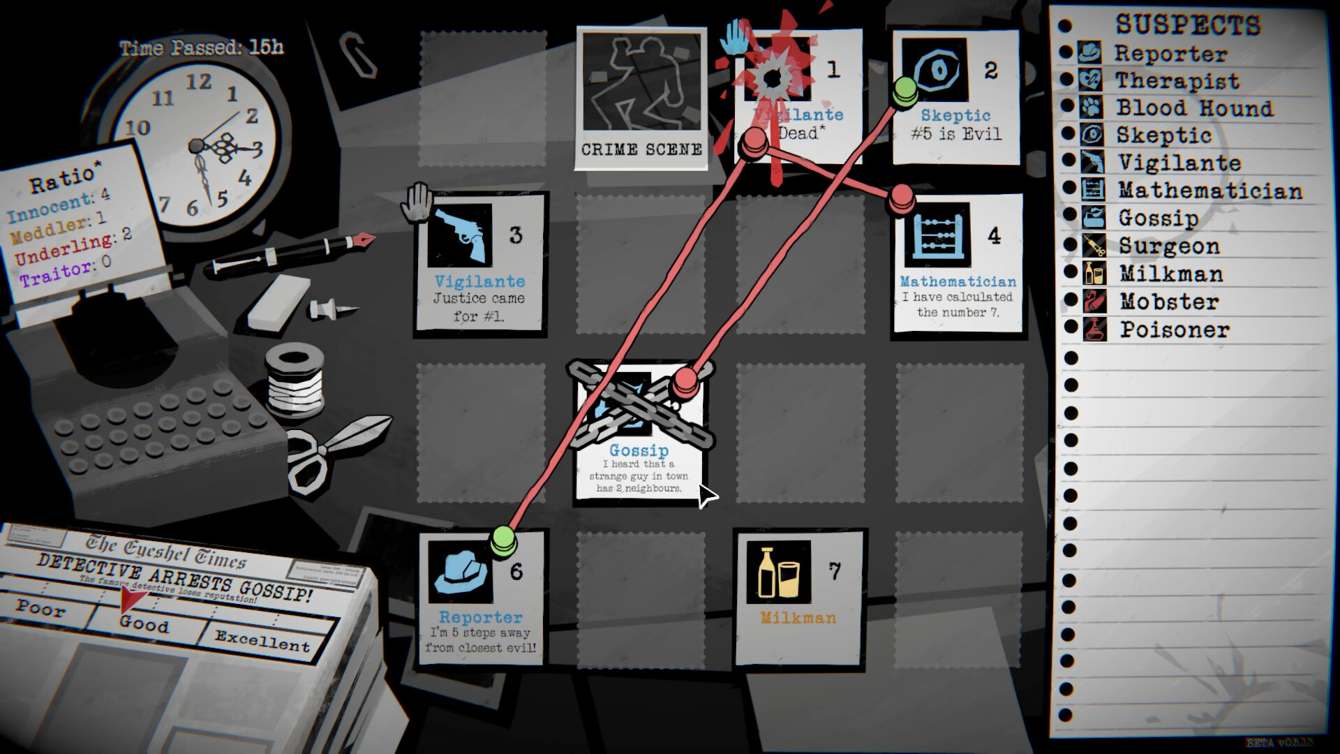 Dupery: A Game of Solo Deduction screenshot 1