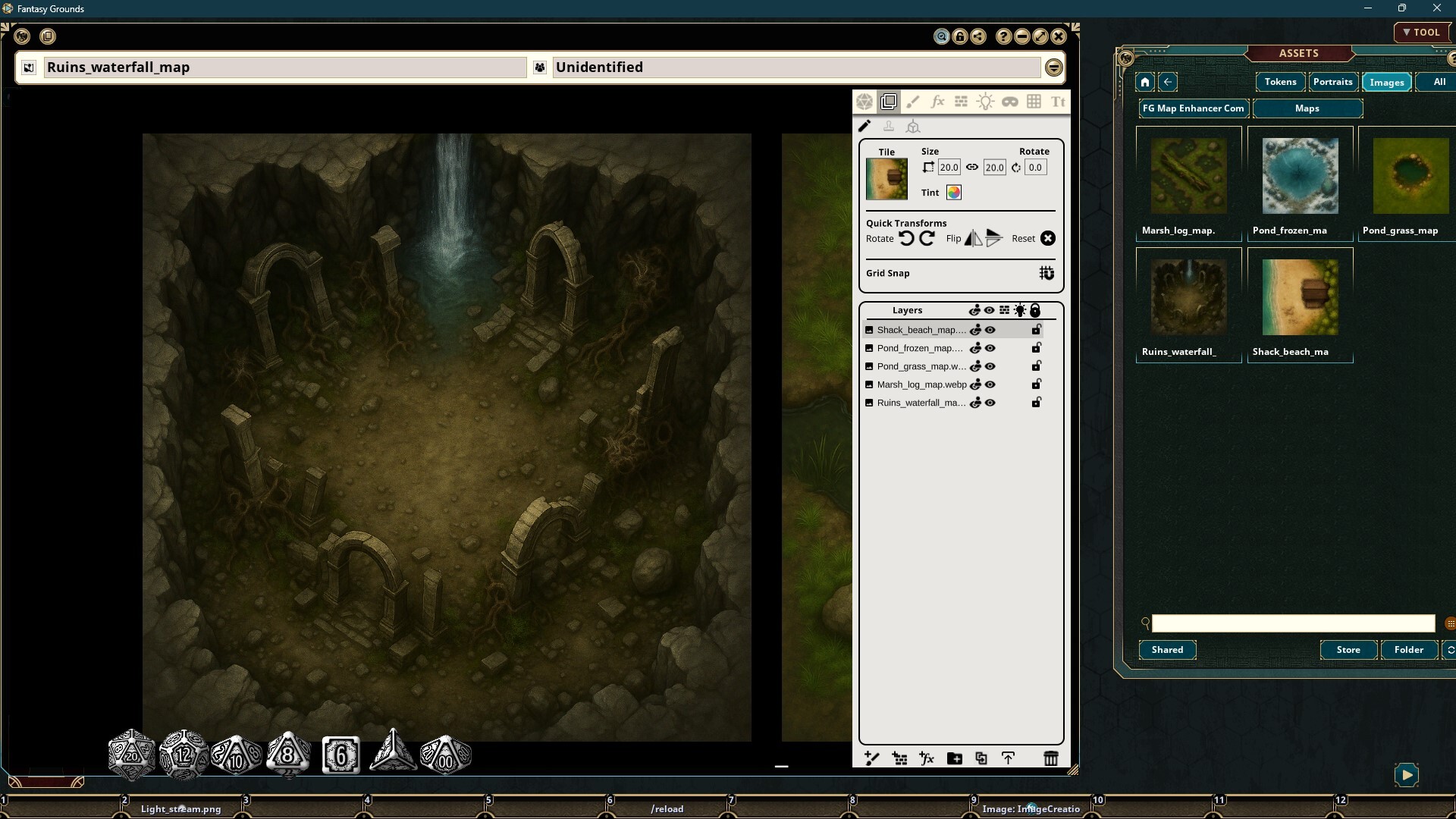 #1. Fantasy Grounds - FG Map Enhancers Common Elements (Steam) 由: SmiteWorks USA, LLC