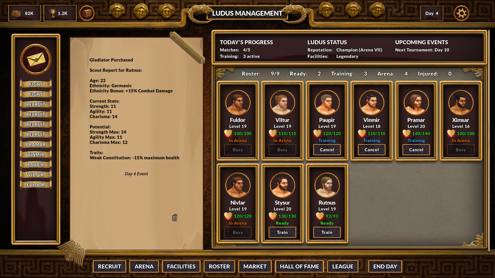 Gladiator Command screenshot #3