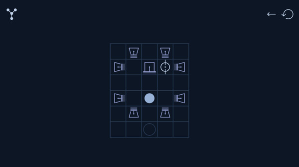 Screenshot of Vexcell gameplay showing in-action mechanics