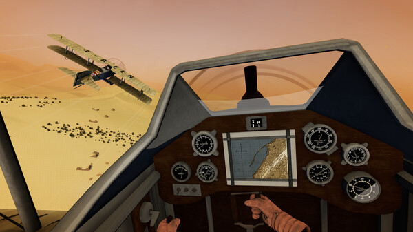 Screenshot of SKY LEGENDS - An Aeropostal Epic gameplay showing in-action mechanics