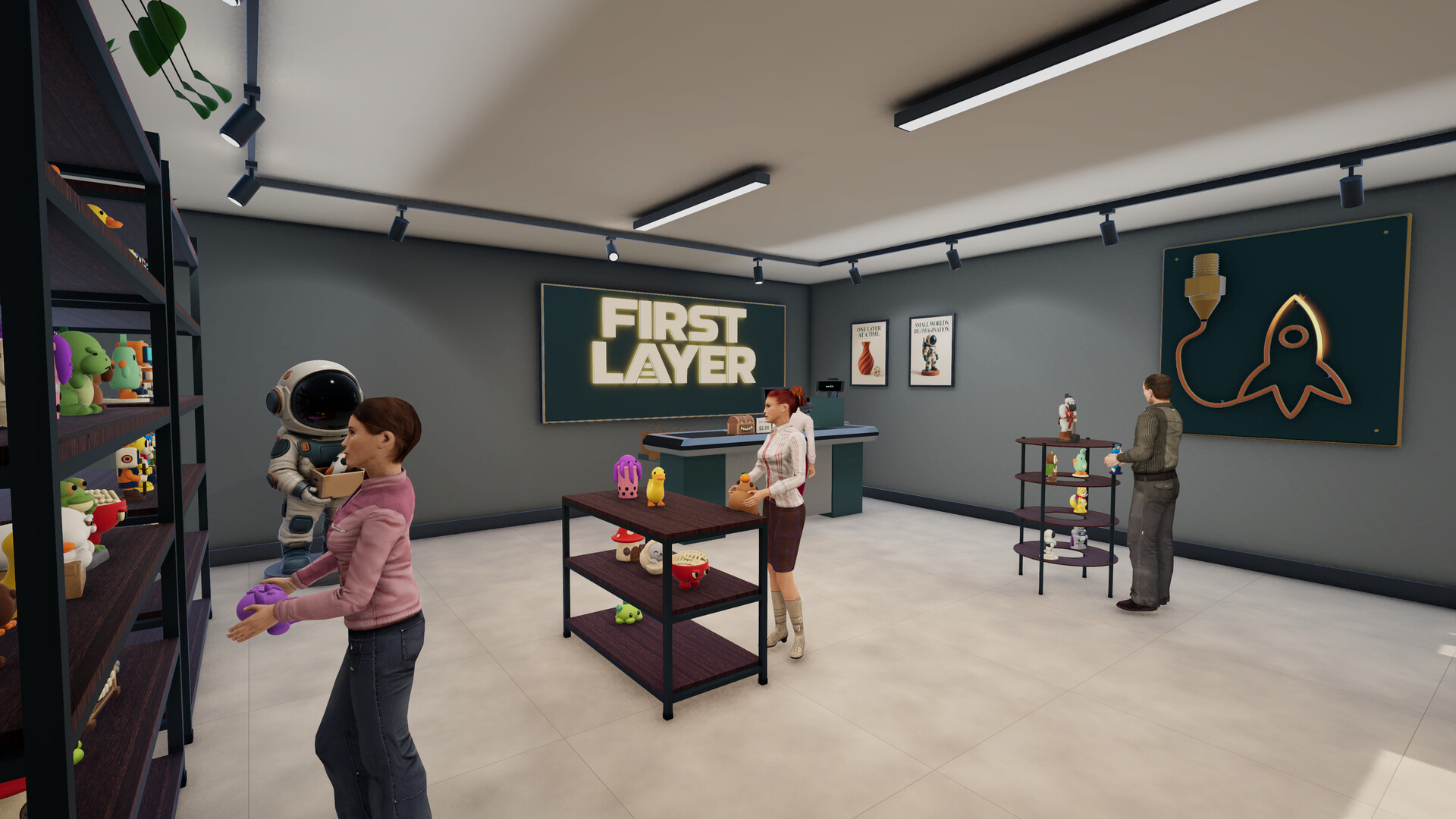 First Layer: 3D Printing Simulator screenshot #2
