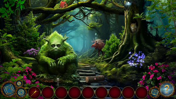 Screenshot of Mystery Trip gameplay showing in-action mechanics