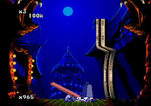 Screenshot z Earthworm Jim 2