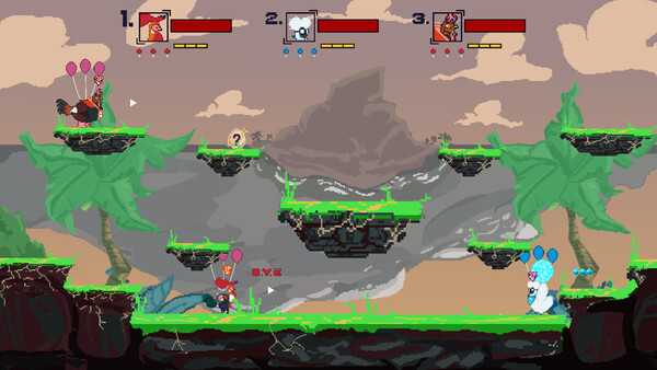 Screenshot of Don't Burst My Balloon gameplay showing in-action mechanics