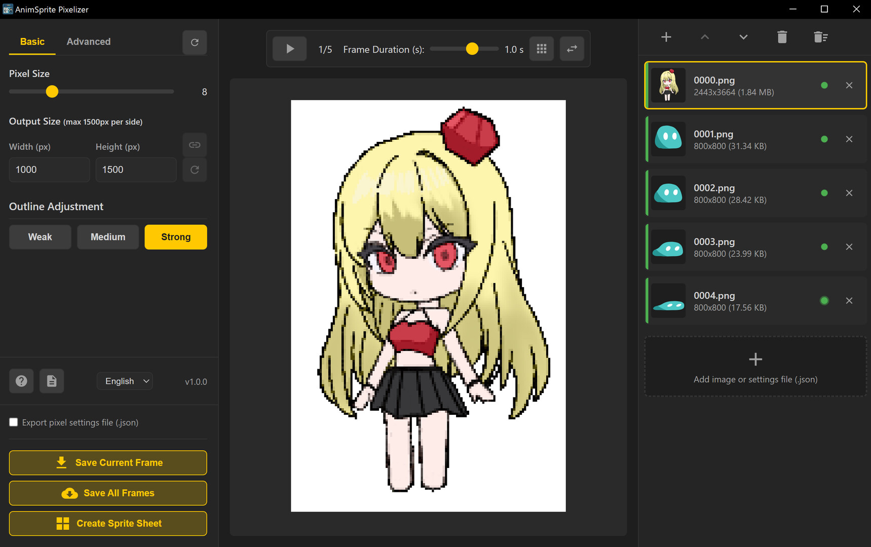#2. AnimSprite Pixelizer - Convert Hand-drawn Animations to Pixel Art (Steam) 由: UhiyamaLab