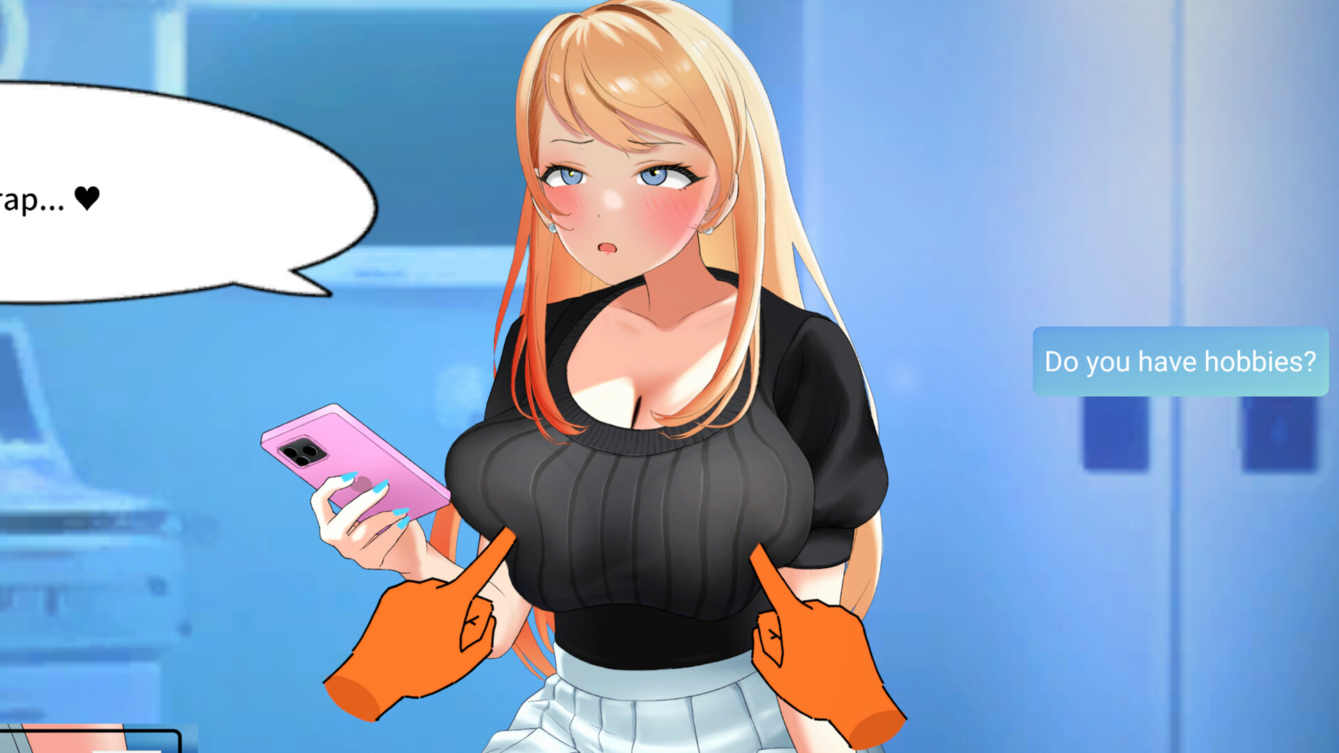 Health Check with the Blonde College Babe! screenshot #4