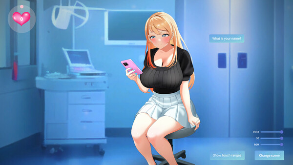 Health Check with the Blonde College Babe!.
