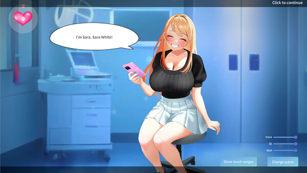 Health Check with the Blonde College Babe!.