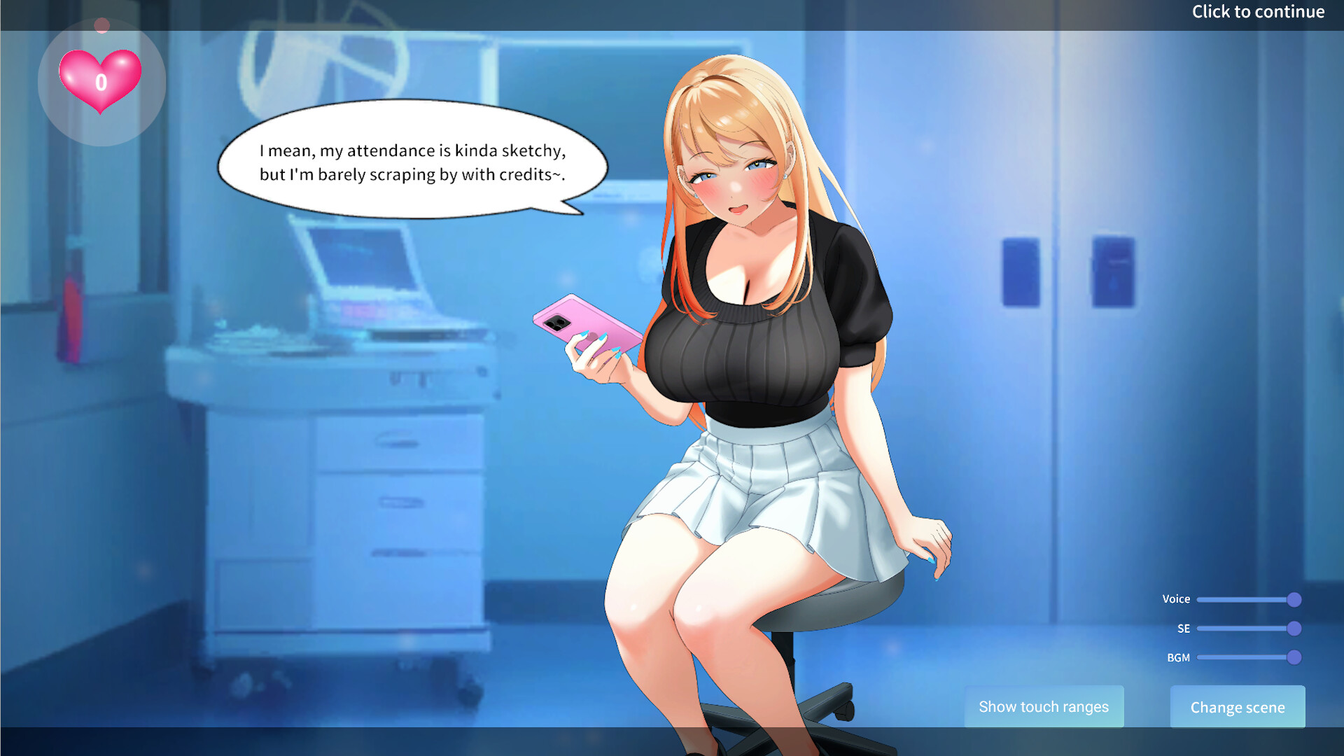 Health Check with the Blonde College Babe! screenshot #14