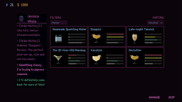 Screenshot of The Empathy Machine gameplay showing in-action mechanics