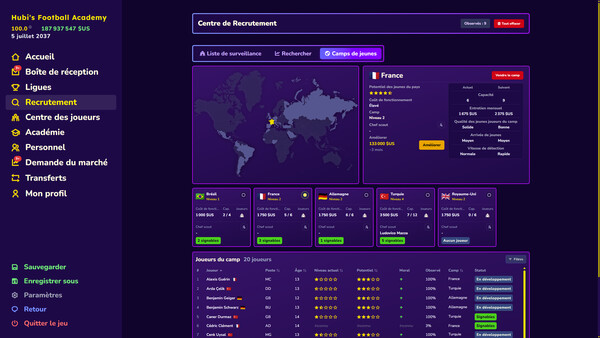 Capture d'écran 1 de Football Academy Manager