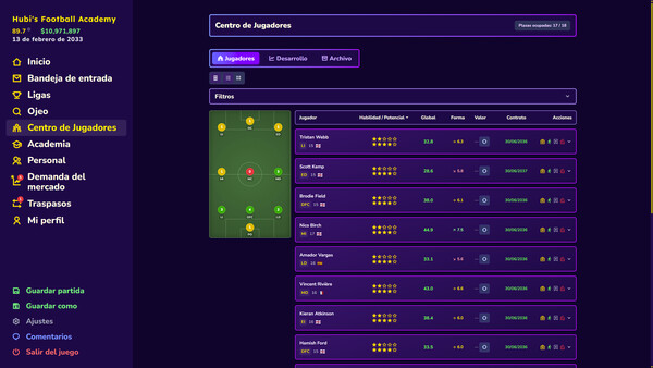 Captura 3 de Football Academy Manager (Epic Games Account)