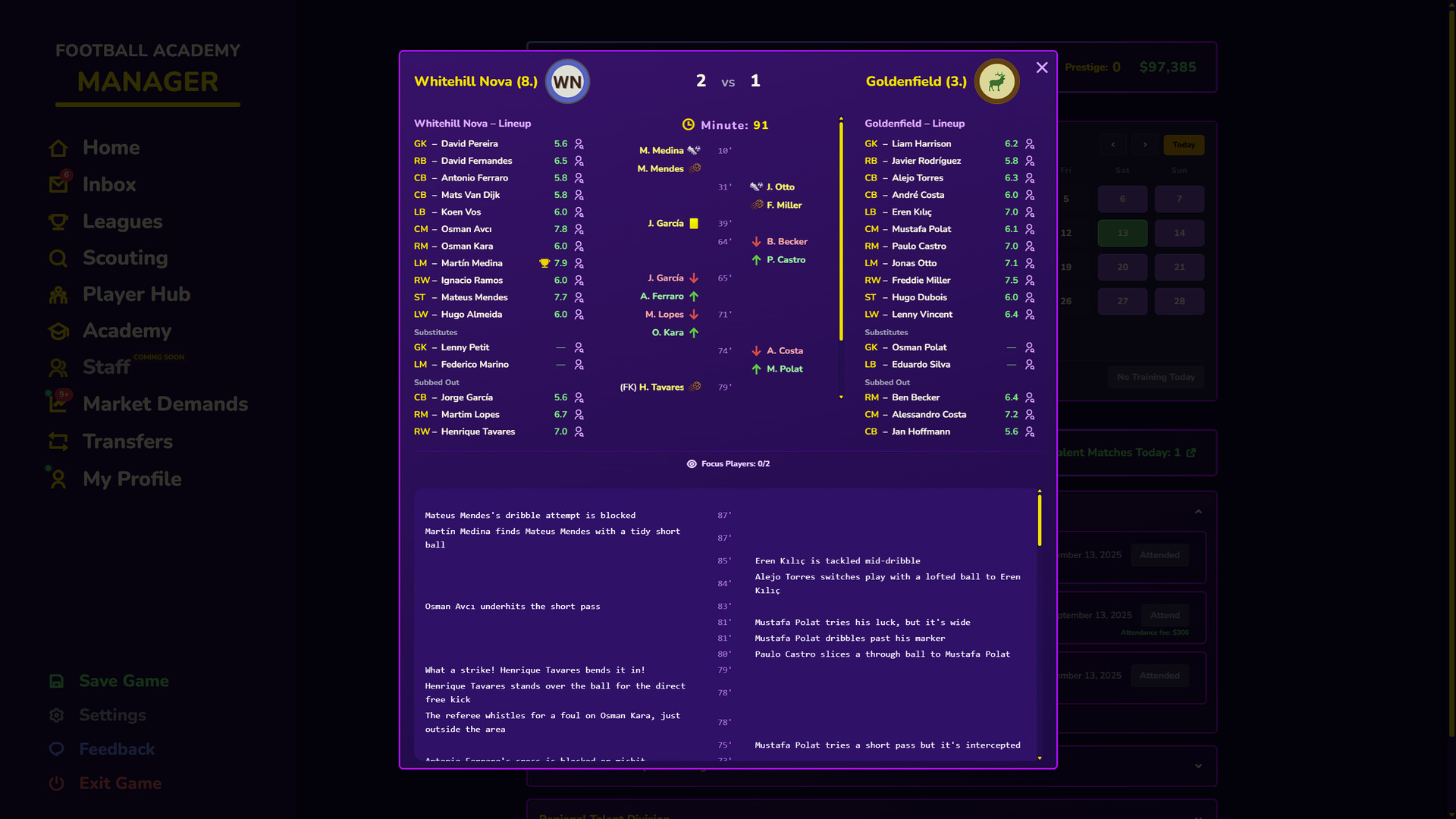 Football Academy Manager screenshot #4
