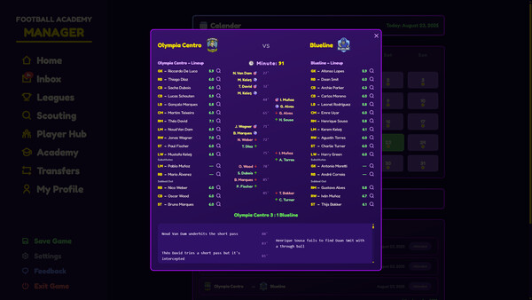 Football Academy Manager screenshot 1