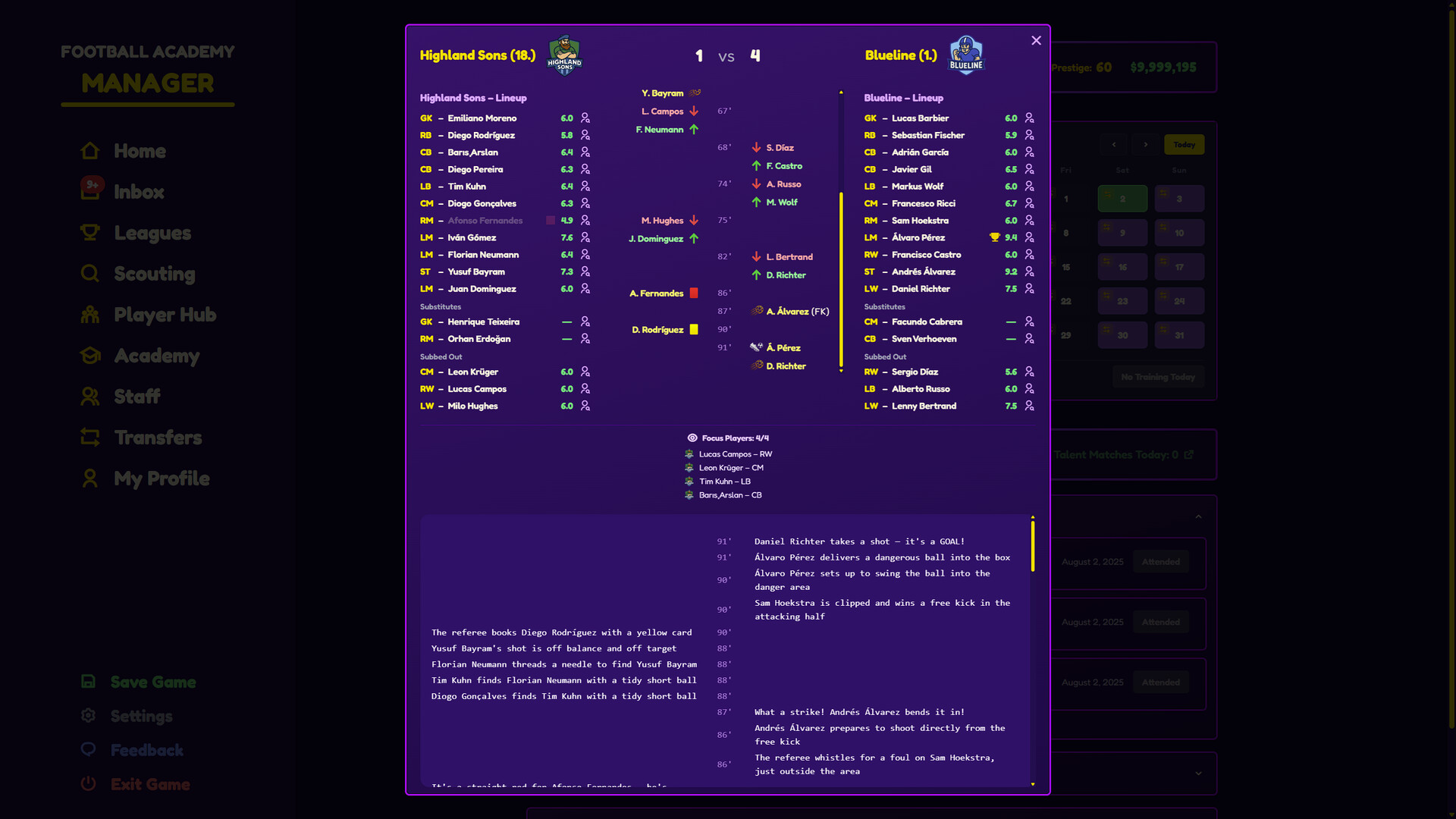 Football Academy Manager screenshot #1