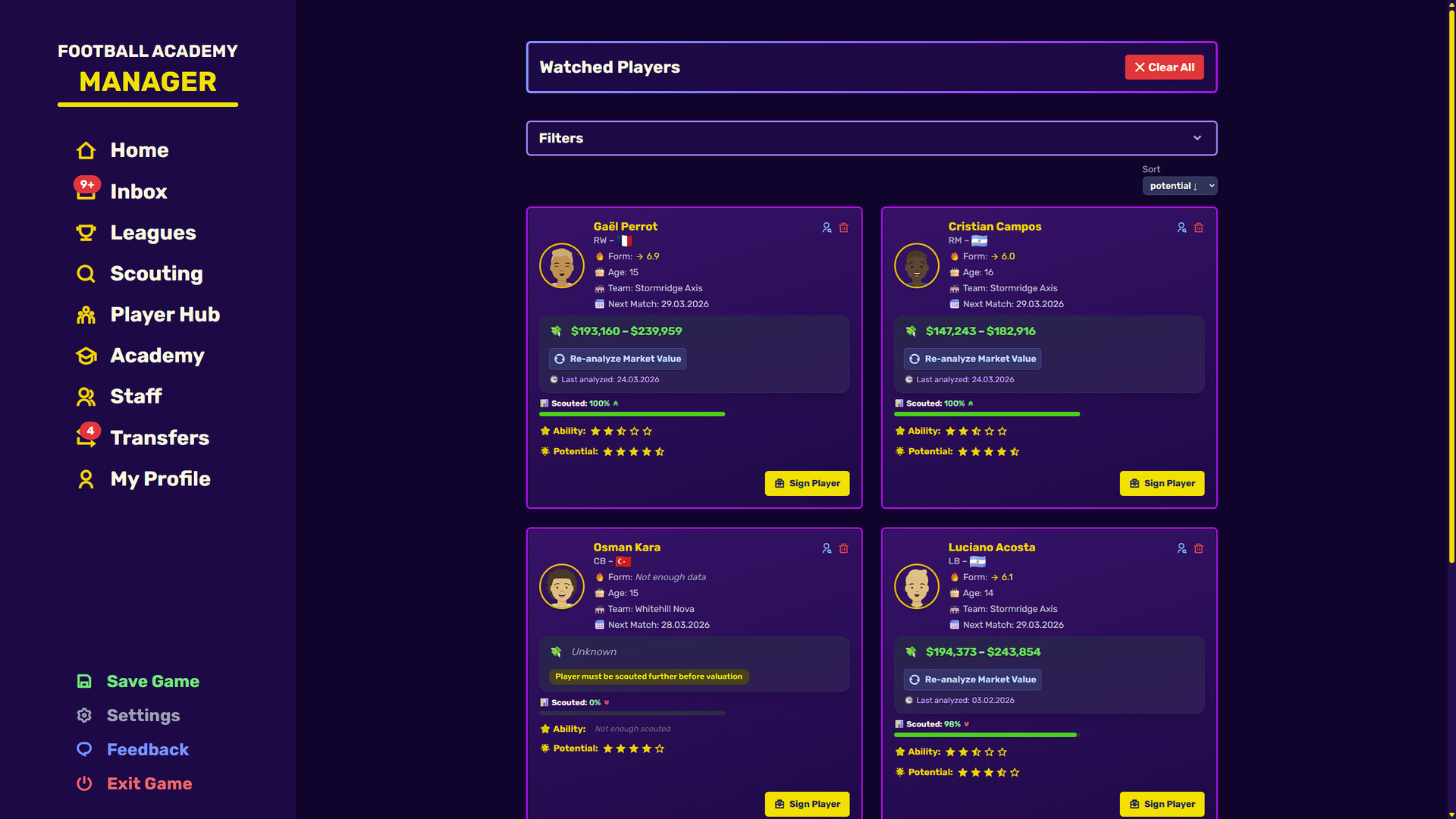 Football Academy Manager screenshot #7