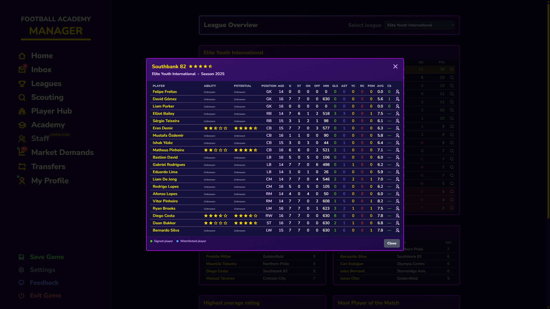 Football Academy Manager screenshot #6