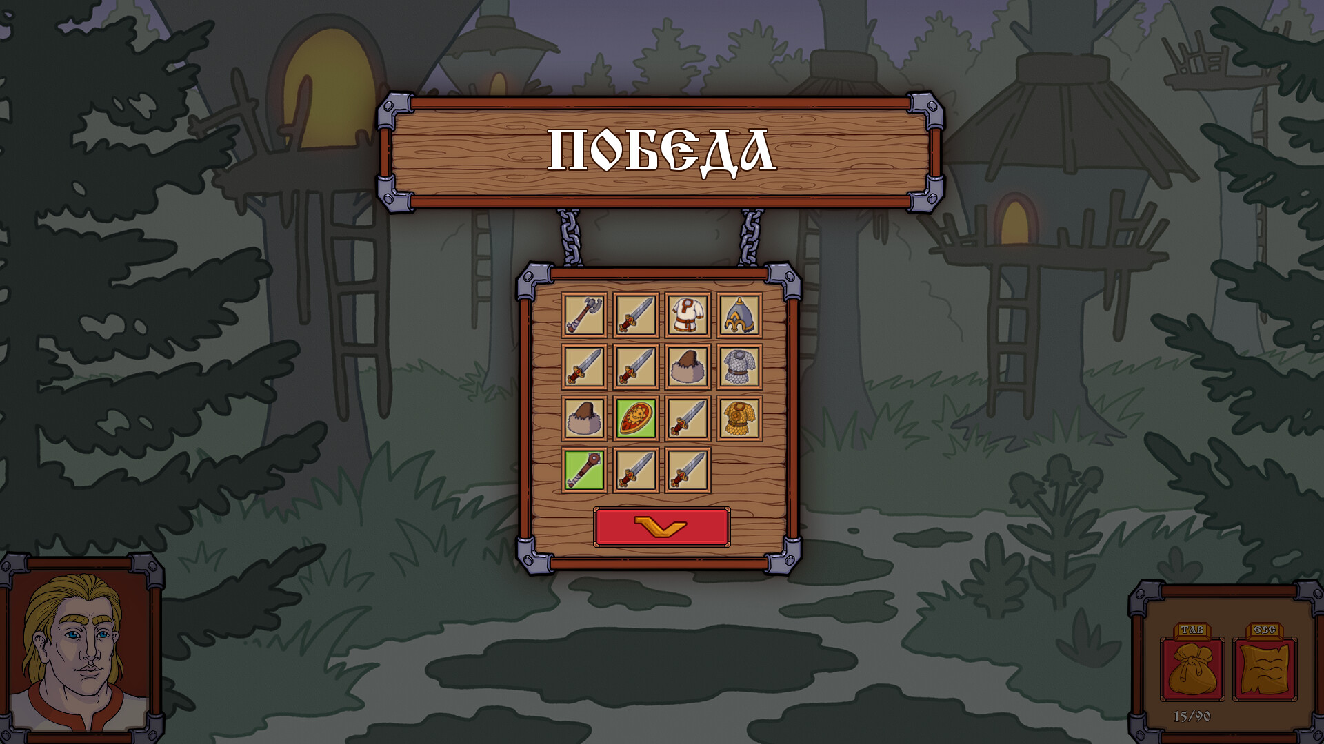 Скриншот игры Path of the Bogatyr - 6