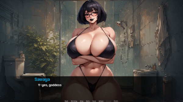 Dominated by: Yandere Goth Gamer Girl scene