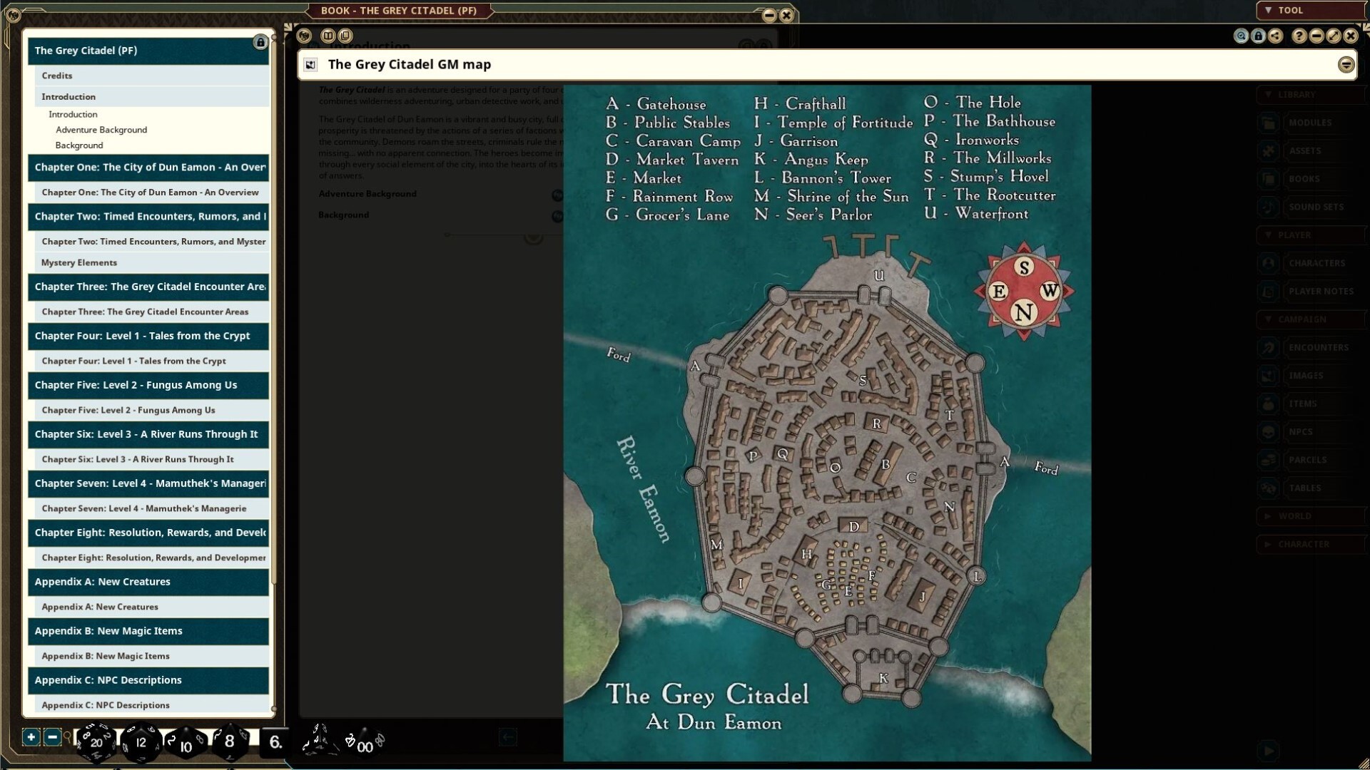 Fantasy Grounds - The Grey Citadel screenshot 2