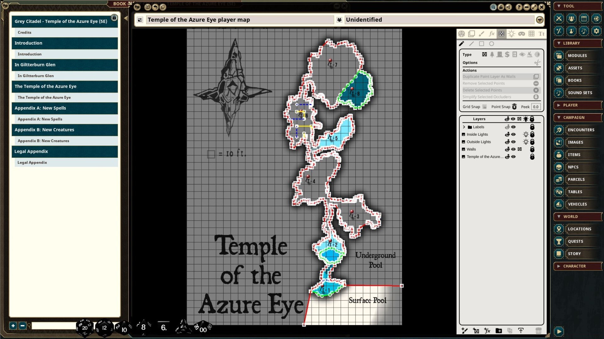#5. Fantasy Grounds - The Grey Citadel - Temple of the Azure Eye (Steam) By: SmiteWorks USA, LLC