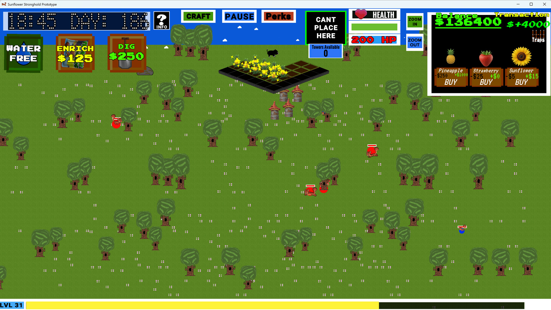 Sunflower Stronghold screenshot #1