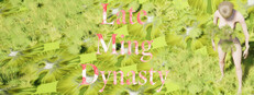 Late Ming Dynasty cover