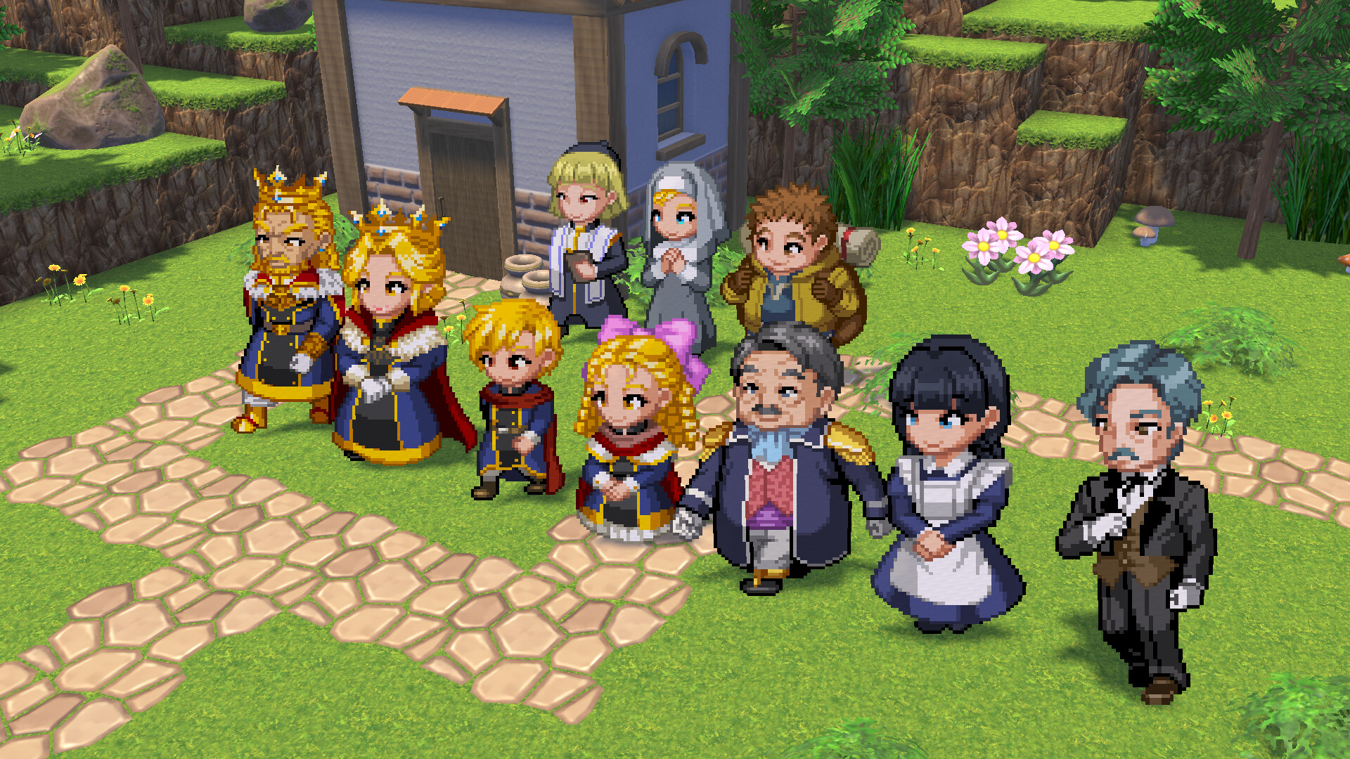 #1. RPG Developer Bakin Vibrato NPC PIXEL PACK Vol.2 (Steam) 作者: SmileBoom Co.Ltd.