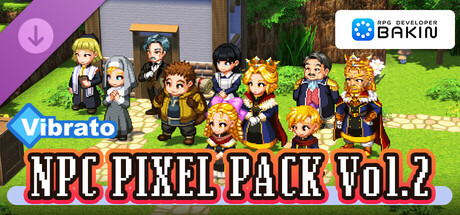 Cover of RPG Developer Bakin Vibrato NPC PIXEL PACK Vol.2 on Steam